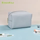 Saffiano PU Small Pouch with Debossed Logo